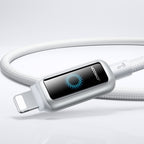 Joyroom S-A55 StarFlight 3A USB-A - Lightning laidas 1.2m - baltas