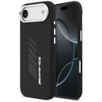 AMG silikoninis MagSafe dėklas iPhone Air – juodas