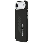 AMG silikoninis MagSafe dėklas iPhone Air – juodas