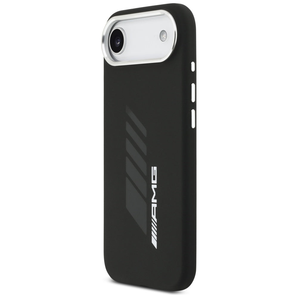 AMG silikoninis MagSafe dėklas iPhone Air – juodas