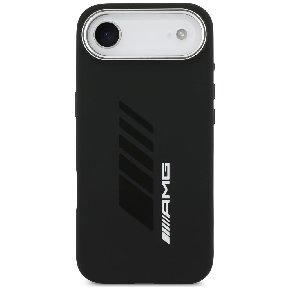 AMG silikoninis MagSafe dėklas iPhone Air – juodas