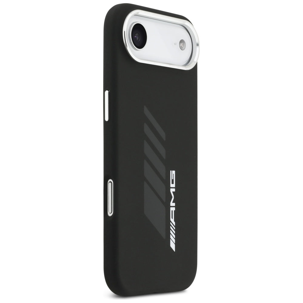 AMG silikoninis MagSafe dėklas iPhone Air – juodas