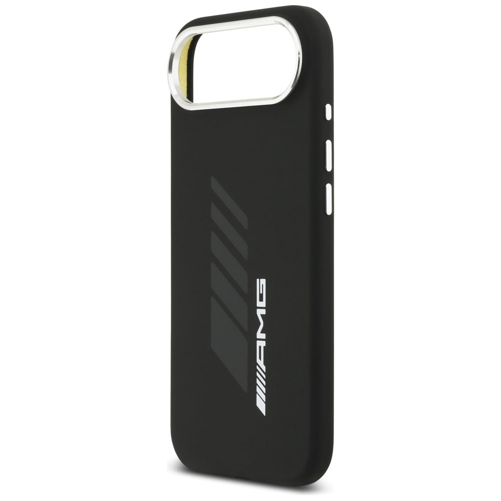 AMG silikoninis MagSafe dėklas iPhone Air – juodas
