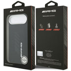 AMG silikoninis MagSafe dėklas iPhone Air – juodas