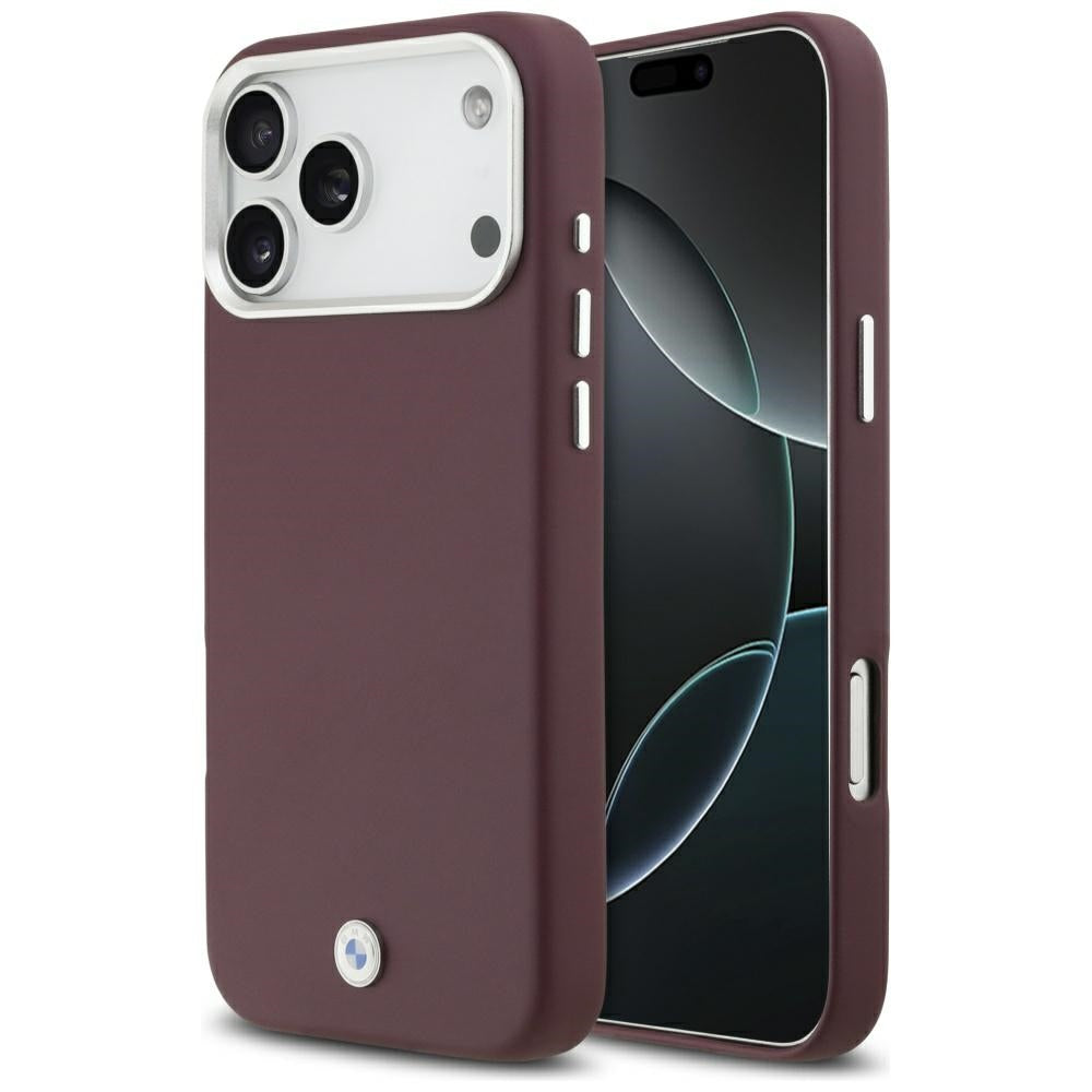 BMW metalinis MagSafe dėklas iPhone 17 Pro Max – raudonas -- iPhone 17 Pro Max