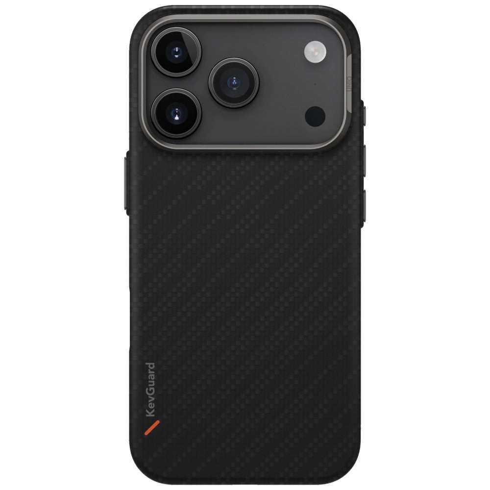 Uniq Keva EDGE MagClick dėklas iPhone 17 Pro – juodas