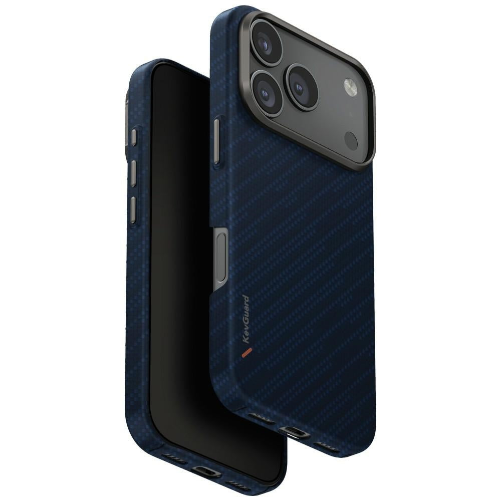 Uniq Keva EDGE MagClick dėklas iPhone 17 Pro – mėlynas