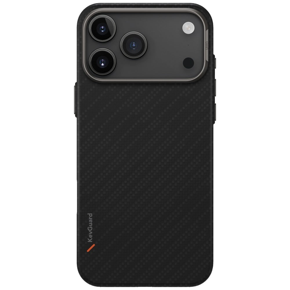 Uniq Keva EDGE MagClick dėklas iPhone 17 Pro Max – juodas