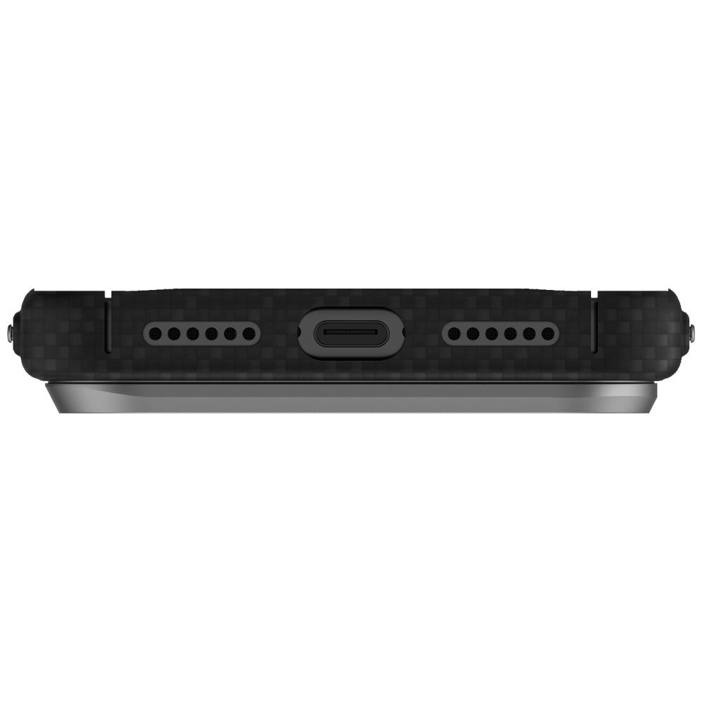 Uniq Keva EDGE MagClick dėklas iPhone 17 Pro Max – juodas