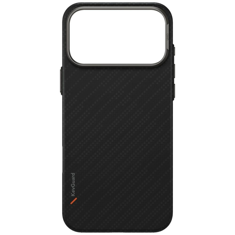 Uniq Keva EDGE MagClick dėklas iPhone 17 Pro Max – juodas