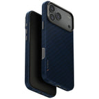 Uniq Keva EDGE MagClick dėklas iPhone 17 Pro Max – mėlynas