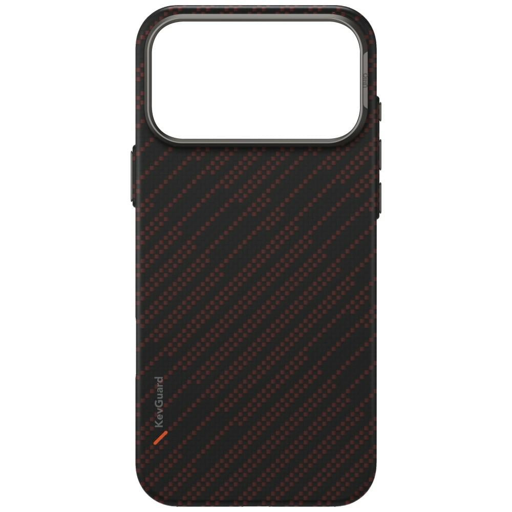 Uniq Keva EDGE MagClick magnetinis dėklas iPhone 17 Pro Max – oranžinis