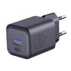 3mk Hyper Charger sieninis įkroviklis PD 33W GaN QC4+ PPS AFC FCP SCP 1A1C - juodas
