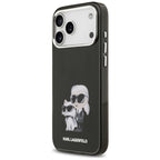 Karl Lagerfeld MagSafe dėklas iPhone 17 Pro – juodas