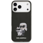 Karl Lagerfeld MagSafe dėklas iPhone 17 Pro – juodas