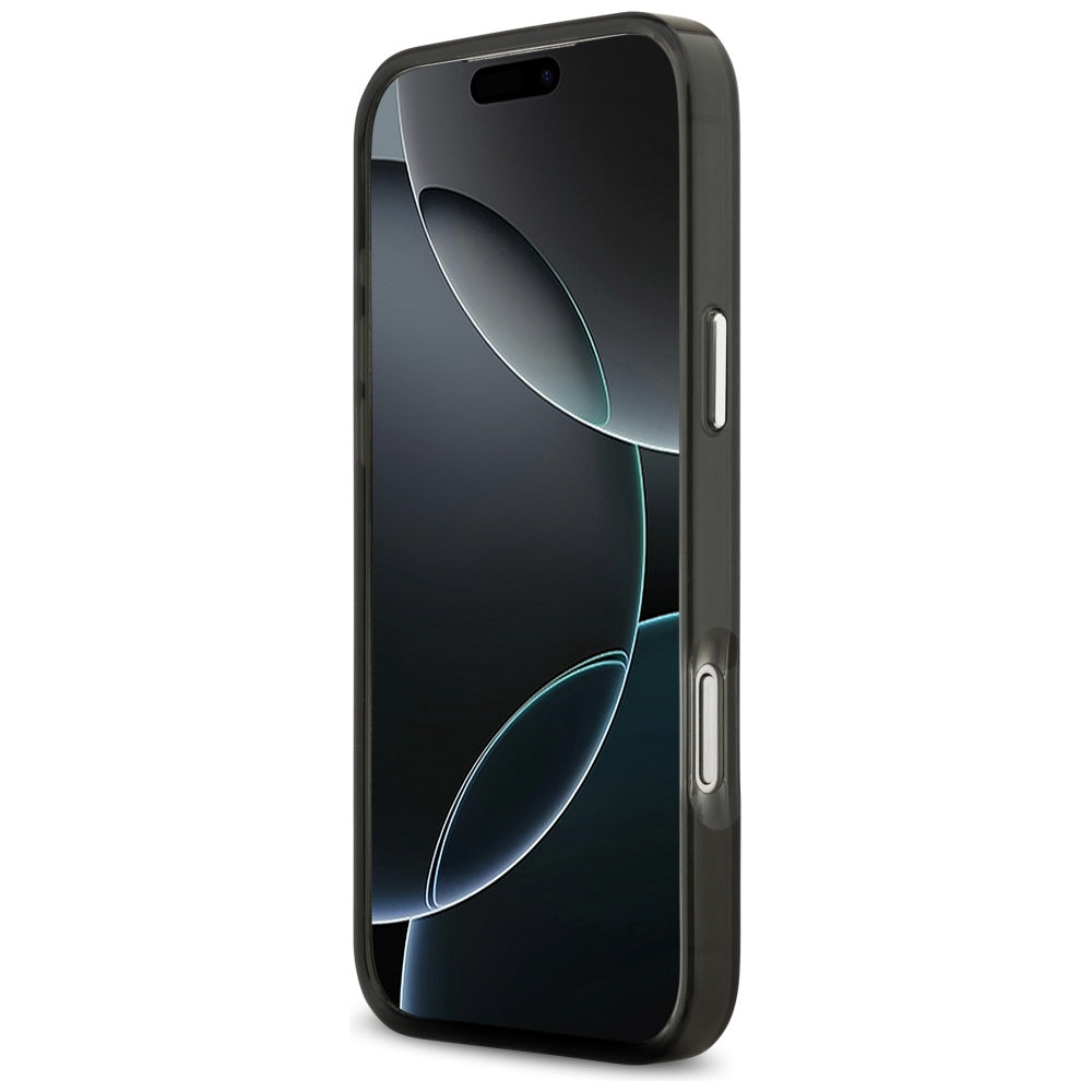 Karl Lagerfeld MagSafe dėklas iPhone 17 Pro – juodas