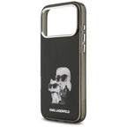 Karl Lagerfeld MagSafe dėklas iPhone 17 Pro – juodas