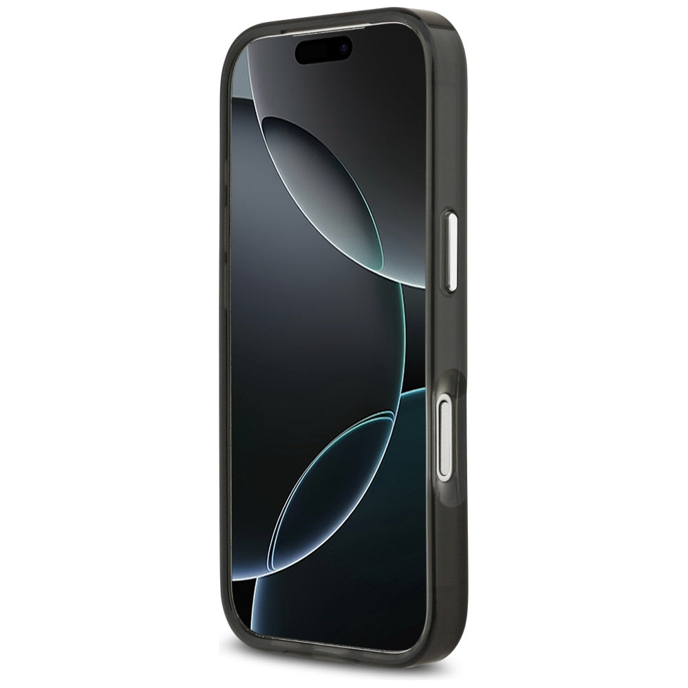 Karl Lagerfeld MagSafe dėklas iPhone 17 Pro – juodas