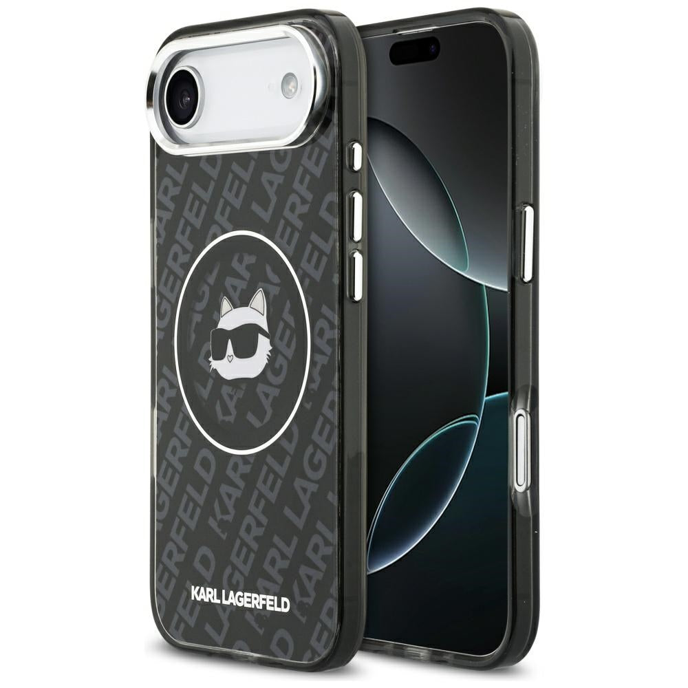 Karl Lagerfeld MagSafe dėklas iPhone Air – juodas -- iPhone Air