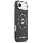 Karl Lagerfeld MagSafe dėklas iPhone Air – juodas -- iPhone Air