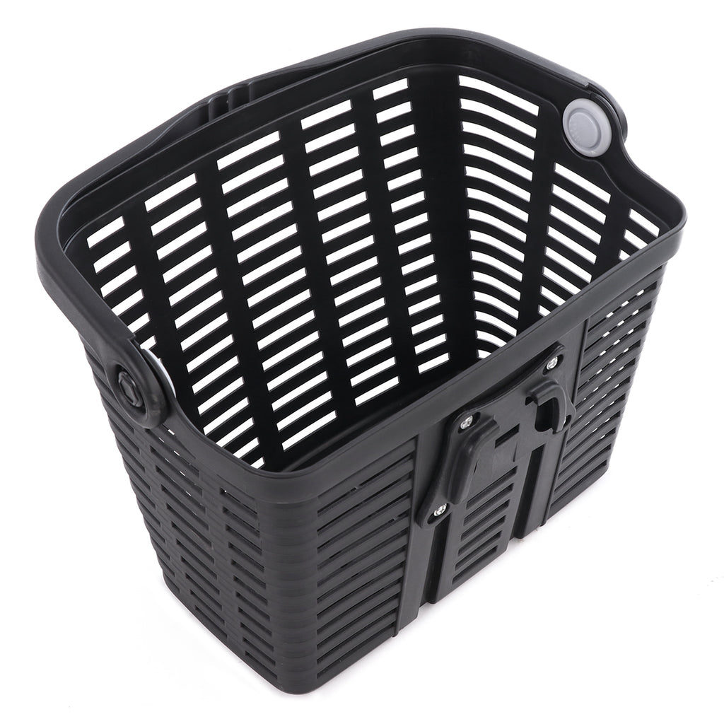 Wozinsky WKR-PK plastikinis vairaščio dviračio krepšys - juodas -- Bicycle Baskets