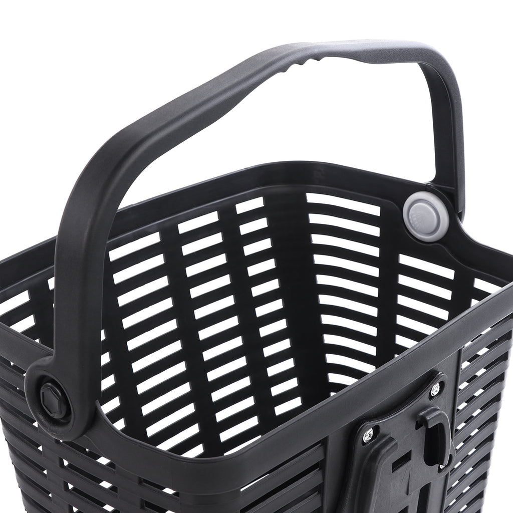 Wozinsky WKR-PK plastikinis vairaščio dviračio krepšys - juodas -- Bicycle Baskets