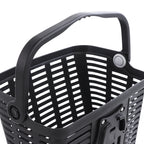 Wozinsky WKR-PK plastikinis vairaščio dviračio krepšys - juodas -- Bicycle Baskets