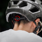 Rockbros LK-67 jaunimo dviračio šalmas su nuimamu skydiu 54–58 cm - pilkas -- Bicycle Helmets