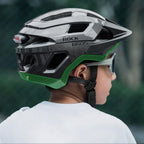 Rockbros LK-67 jaunimo dviračio šalmas su nuimamu skydiu 54–58 cm - pilkas -- Bicycle Helmets