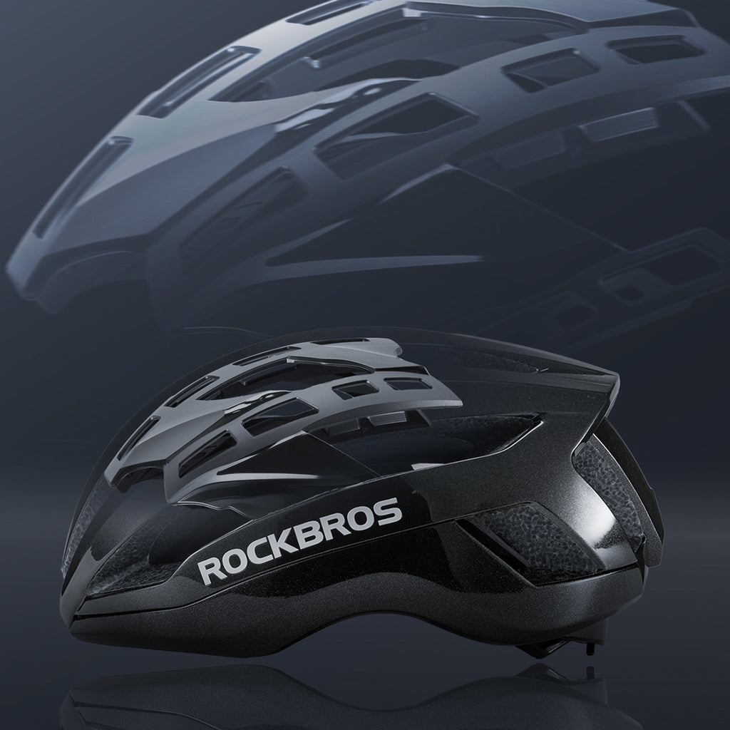 Rockbros LK-79 Dviračio šalmas 58-62 cm - Juodas -- Bicycle Helmets