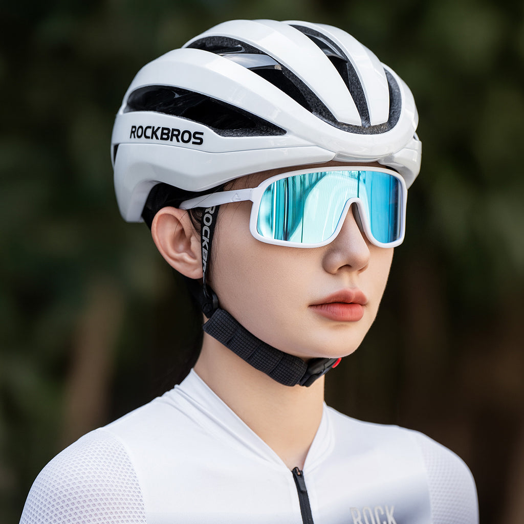 Rockbros LK-79 dviračio šalmas 58–62 cm - baltas -- Bicycle Helmets