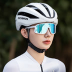Rockbros LK-79 dviračio šalmas 58–62 cm - baltas -- Bicycle Helmets