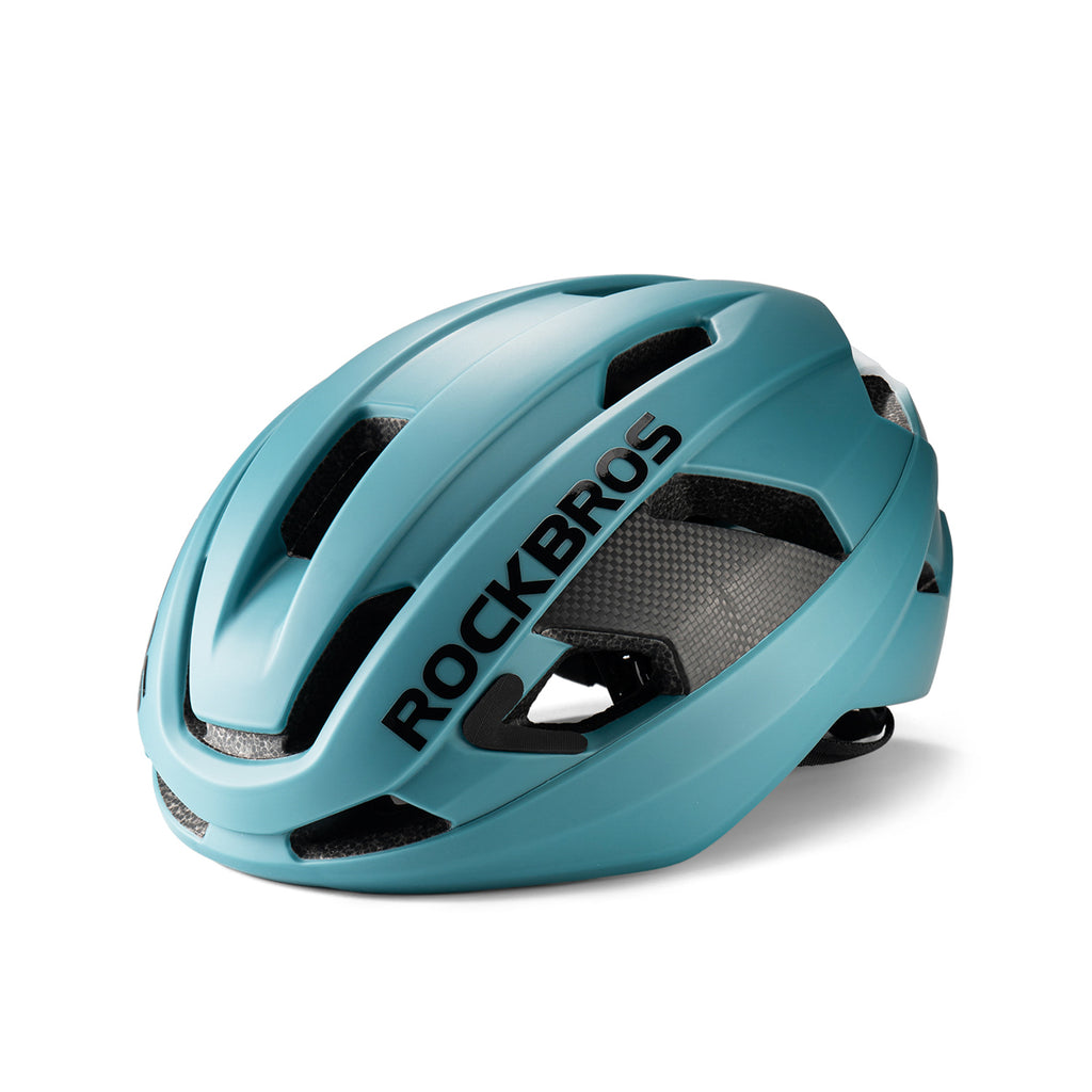 Rockbros LK-15 Anglies plaušų dviračio šalmas 58-62cm - Šviesiai mėlyna -- Bicycle Helmets