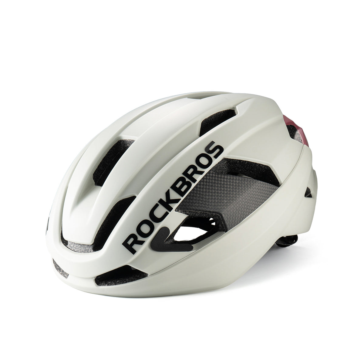 Rockbros LK-15 anglies plaušo dviračio šalmas 58–62 cm - šviesiai pilkas -- Bicycle Helmets