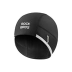 Rockbros M016 žieminė vėlyvai atspaari dviračio kepurė, dydis 54-61 cm - juoda -- Cycling Caps & Headwear
