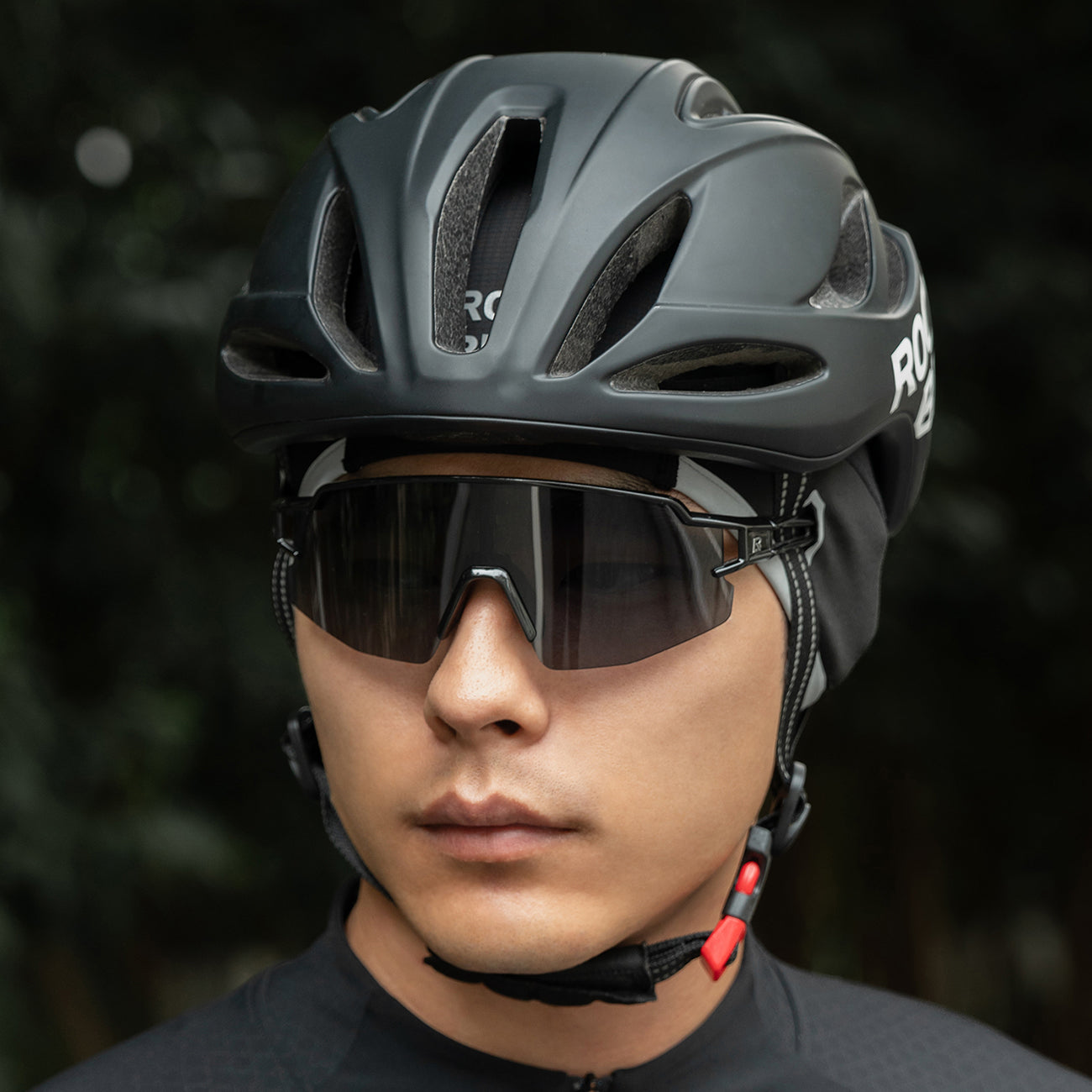 Rockbros M016 žieminė vėlyvai atspaari dviračio kepurė, dydis 54-61 cm - juoda -- Cycling Caps & Headwear