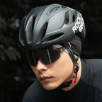 Rockbros M016 žieminė vėlyvai atspaari dviračio kepurė, dydis 54-61 cm - juoda -- Cycling Caps & Headwear