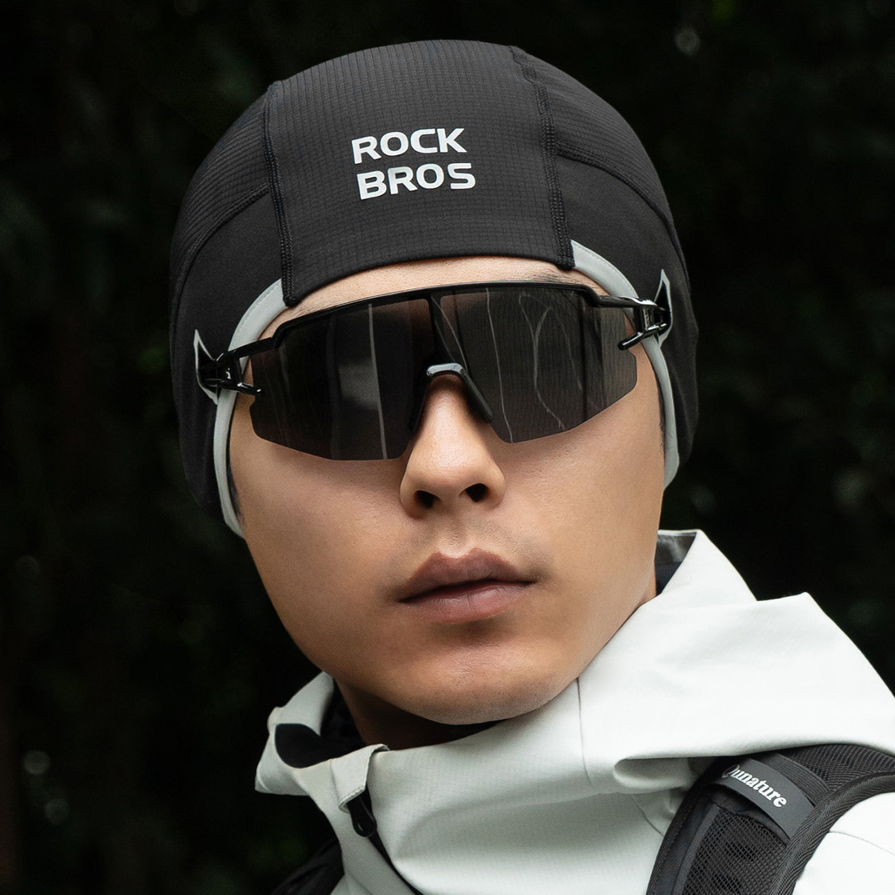 Rockbros M016 žieminė vėlyvai atspaari dviračio kepurė, dydis 54-61 cm - juoda -- Cycling Caps & Headwear