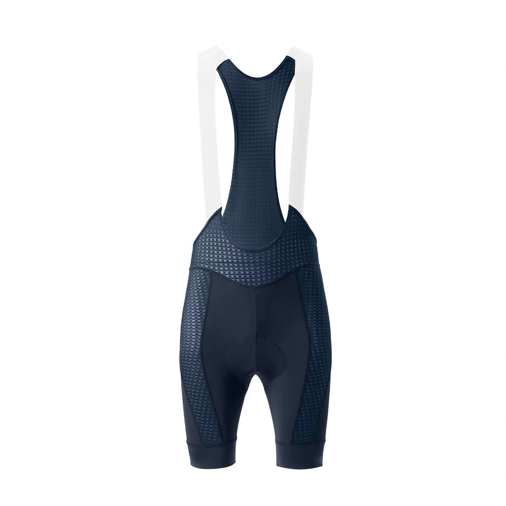 Rockbros YDDK009 Vyriški dviračio šortai su petnešomis ir pagalve, dydis M - tamsiai mėlyna -- Cycling Shorts & Bib Shorts