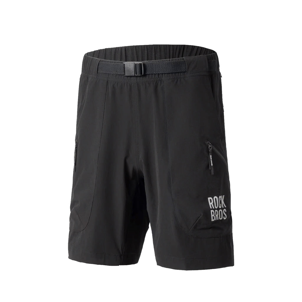 Rockbros YDDK015 šortai su diržu dydis XXXL - juodi -- Cycling Shorts & Bib Shorts
