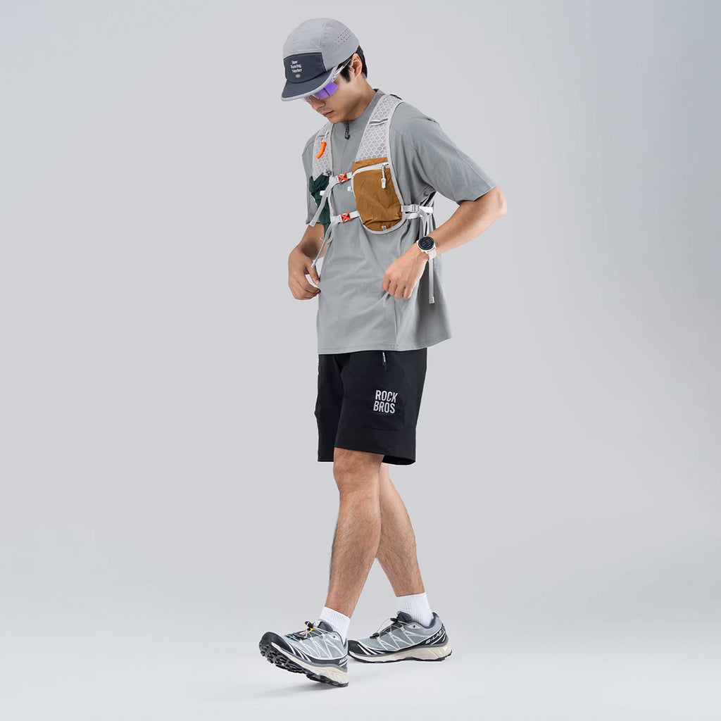 Rockbros YDDK015 šortai su diržu dydis XXXL - juodi -- Cycling Shorts & Bib Shorts