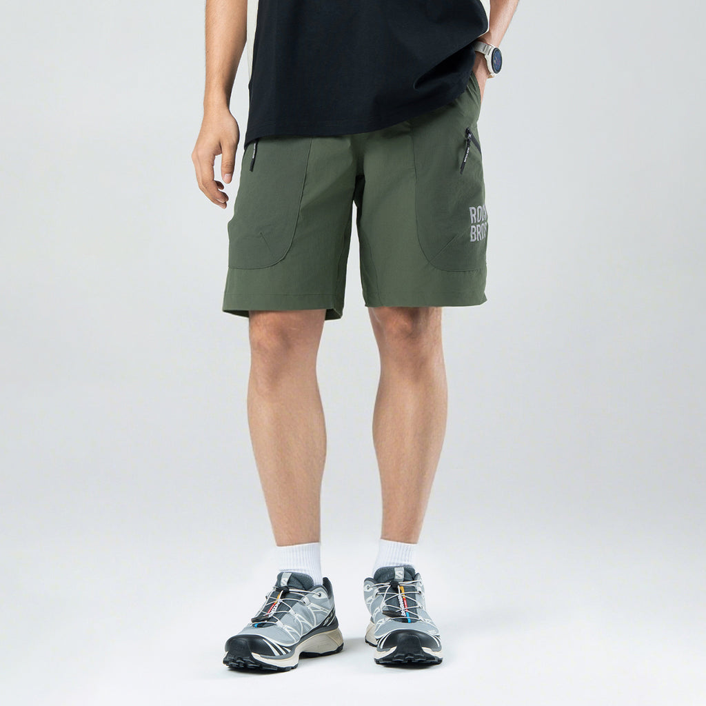 Rockbros YDDK015 šortai su diržu dydis M - žali -- Cycling Shorts & Bib Shorts