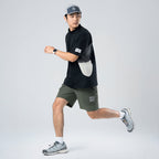 Rockbros YDDK015 šortai su diržu dydis L - žali -- Cycling Shorts & Bib Shorts