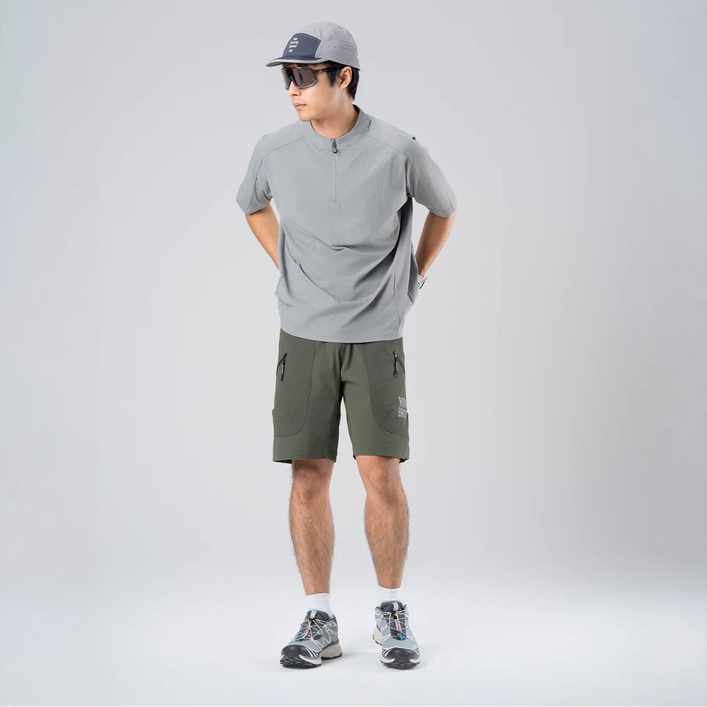Rockbros YDDK015 šortai su diržu dydis XL - žali -- Cycling Shorts & Bib Shorts