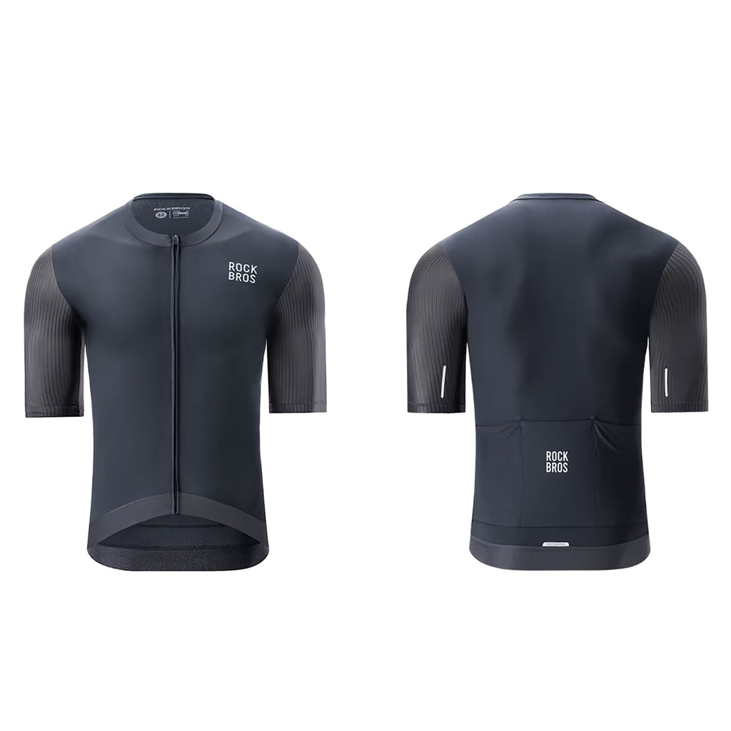 Rockbros 15200025 trumparankis dviračio sportinis marškinėlis, S dydis - juodi -- Cycling Jerseys