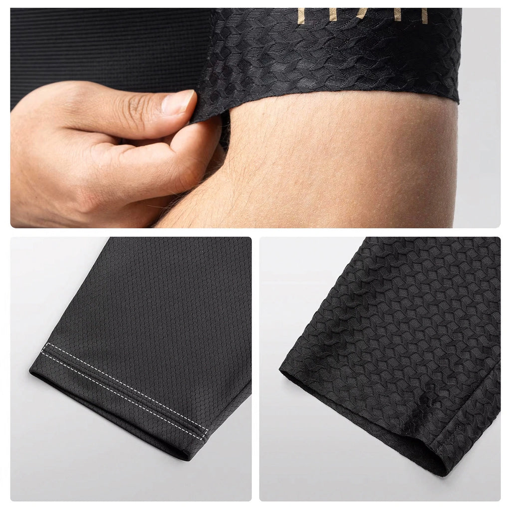 Rockbros YDDX011 Diamond trumpomis rankovėmis dviračio marškiniai Dydis XXS - Juodi -- Cycling Jerseys