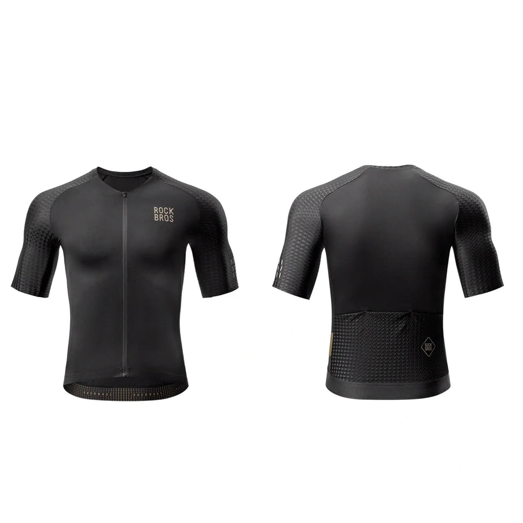 Rockbros YDDX011 Diamond trumpomis rankovėmis dviračio marškiniai Dydis XXS - Juodi -- Cycling Jerseys
