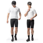 Rockbros YDDX011 Diamond trumpomis rankovėmis dviračio marškiniai Dydis XXS - Balti -- Cycling Jerseys