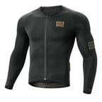 Rockbros YDCX008 Diamond ilgų rankovių dvirašio marškinėliai, dydis L - juoda -- Cycling Jerseys