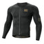 Rockbros YDCX008 Diamond ilgų rankovių dvirašio marškinėliai, dydis XXXL - juoda -- Cycling Jerseys